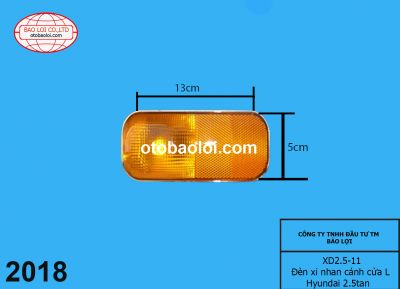 Đèn xi nhan cánh cửa L Hyundai 2.5tan