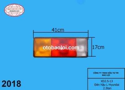 Đèn hậu L Hyundai 2.5tan