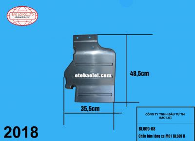 Chắn bùn lòng xe M61 BL609 R