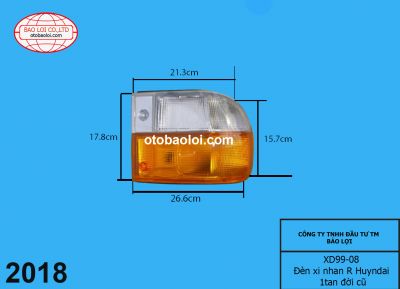 Đèn xi nhan R Huyndai 1tan đời cũ