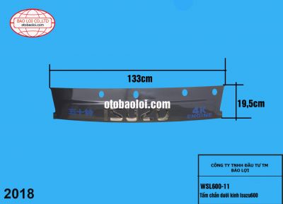 Tấm chắn dưới kính Isuzu600