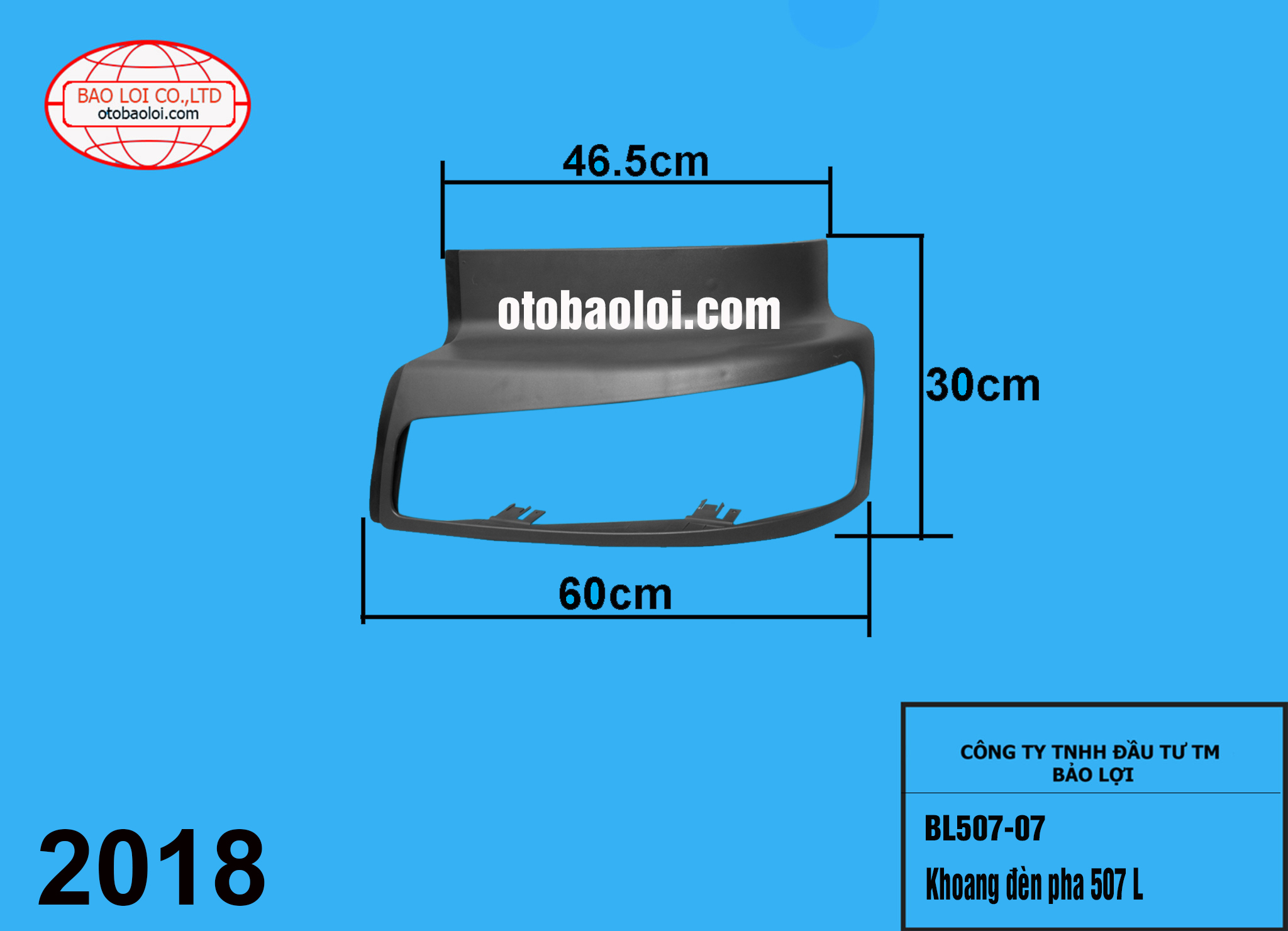 Khoang đèn pha 507 L