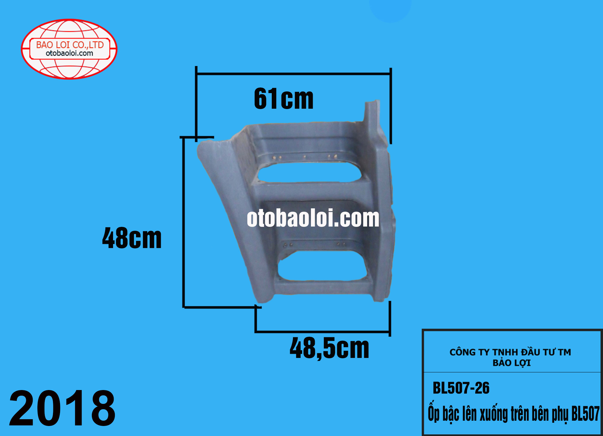 Ốp bậc lên xuống trên bên phụ BL507