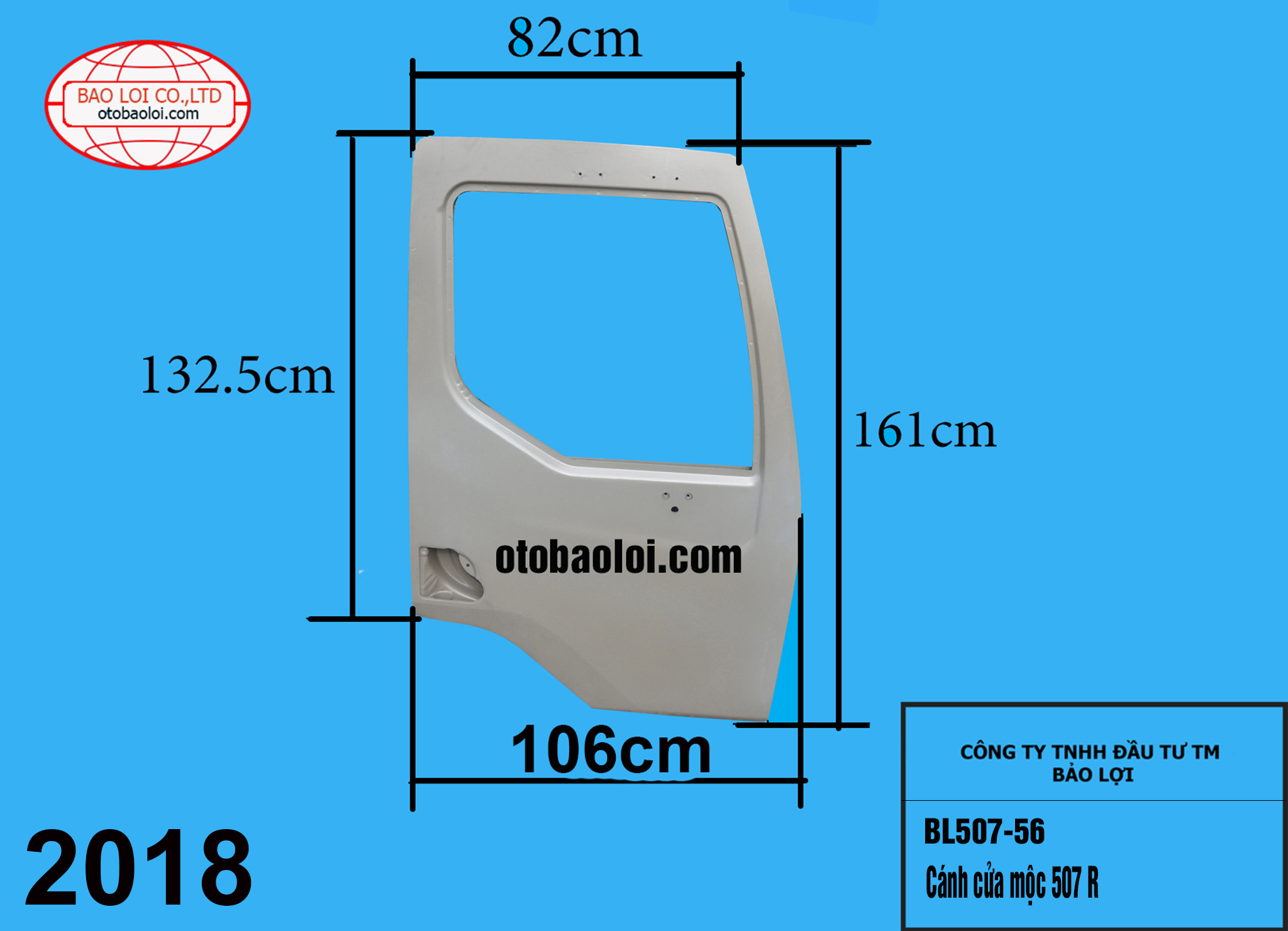 Cánh cửa mộc 507 R
