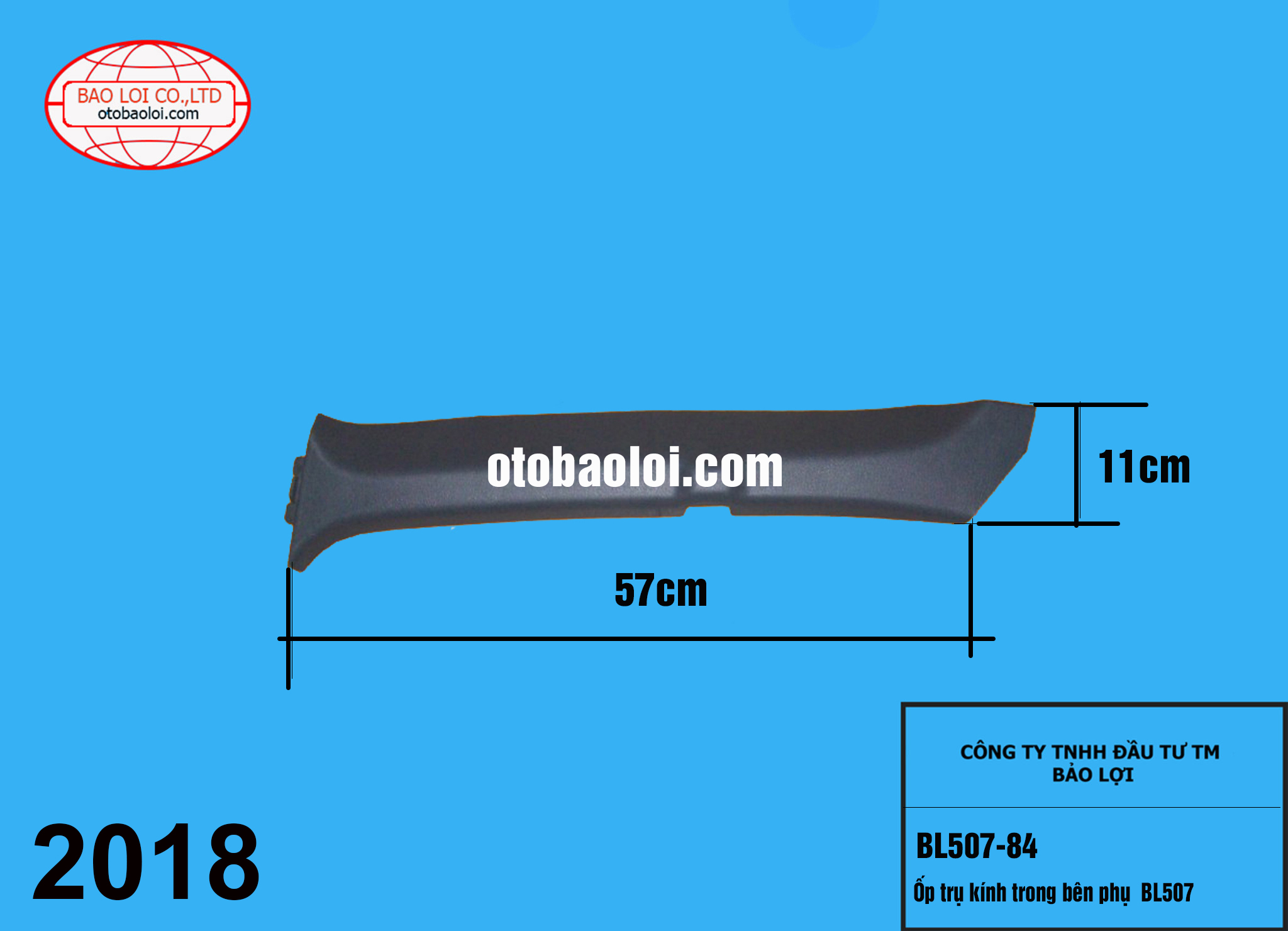 Ốp trụ kính trong bên phụ  BL507