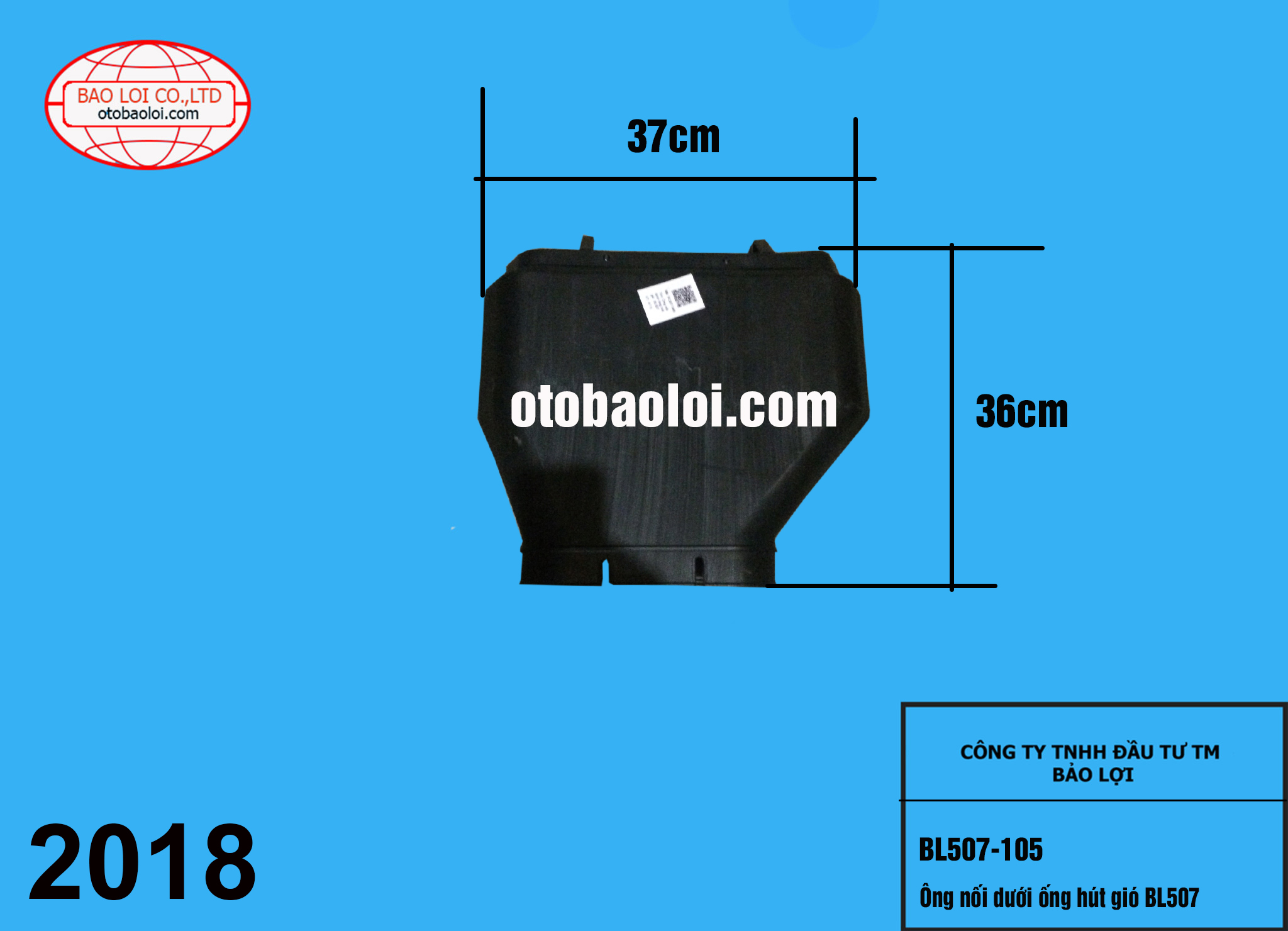 Ông nối dưới ống hút gió BL507