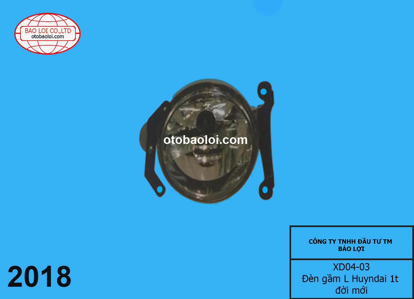 Đèn gầm L Huyndai 1t đời mới