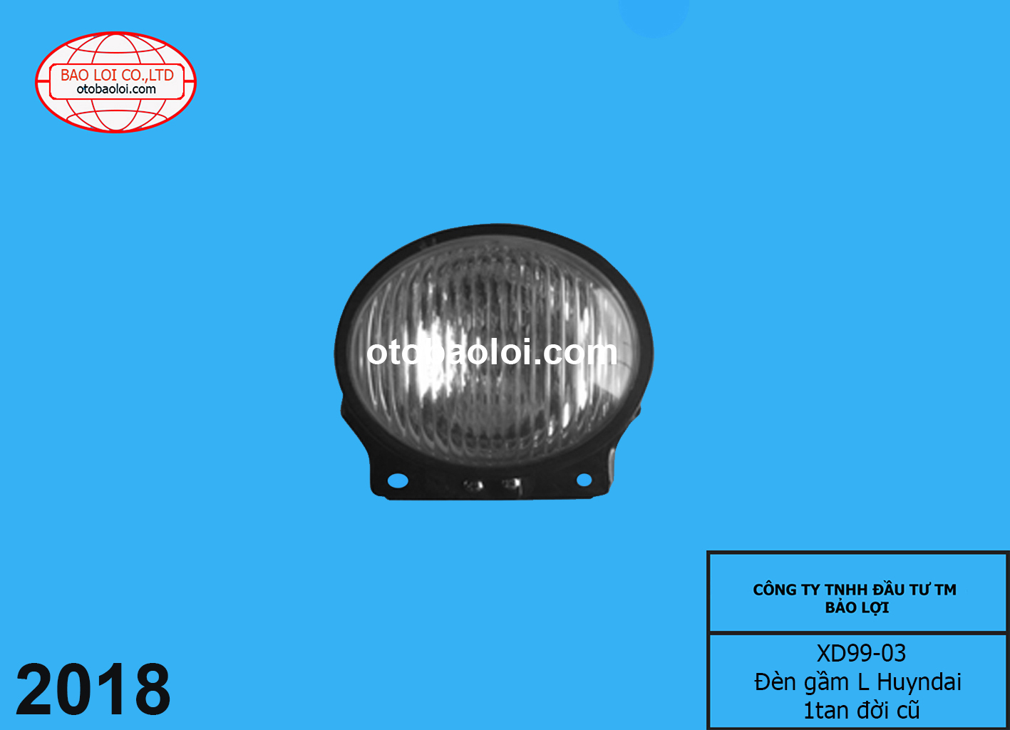 Đèn gầm L Huyndai 1tan đời cũ