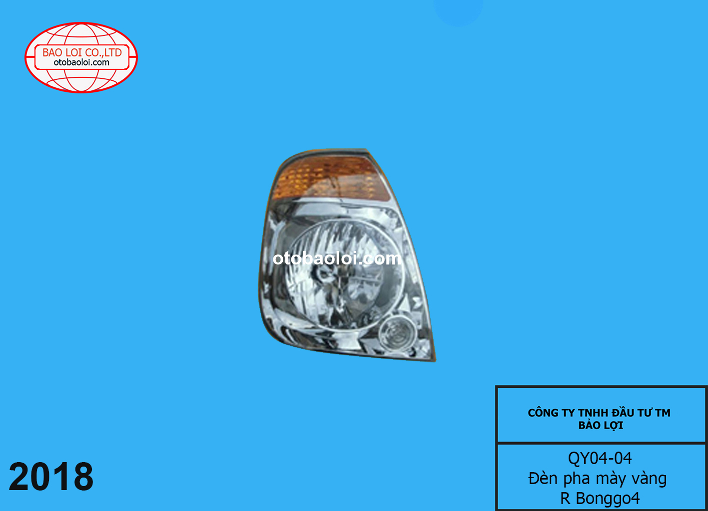 Đèn pha mày vàng R Bonggo4
