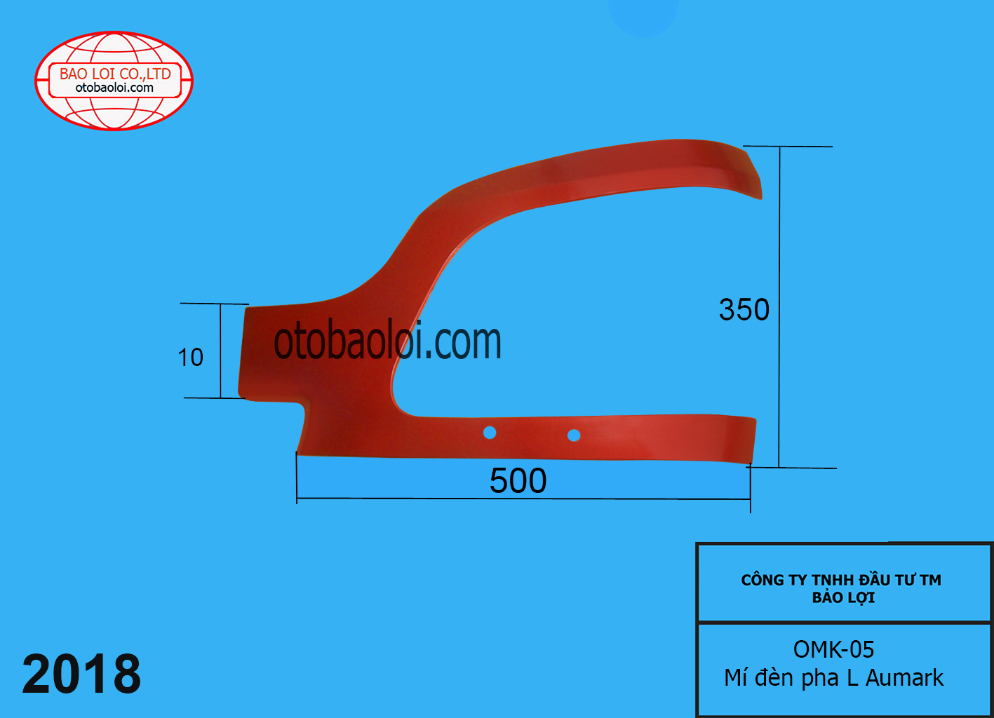 Mí đèn pha L Aumark