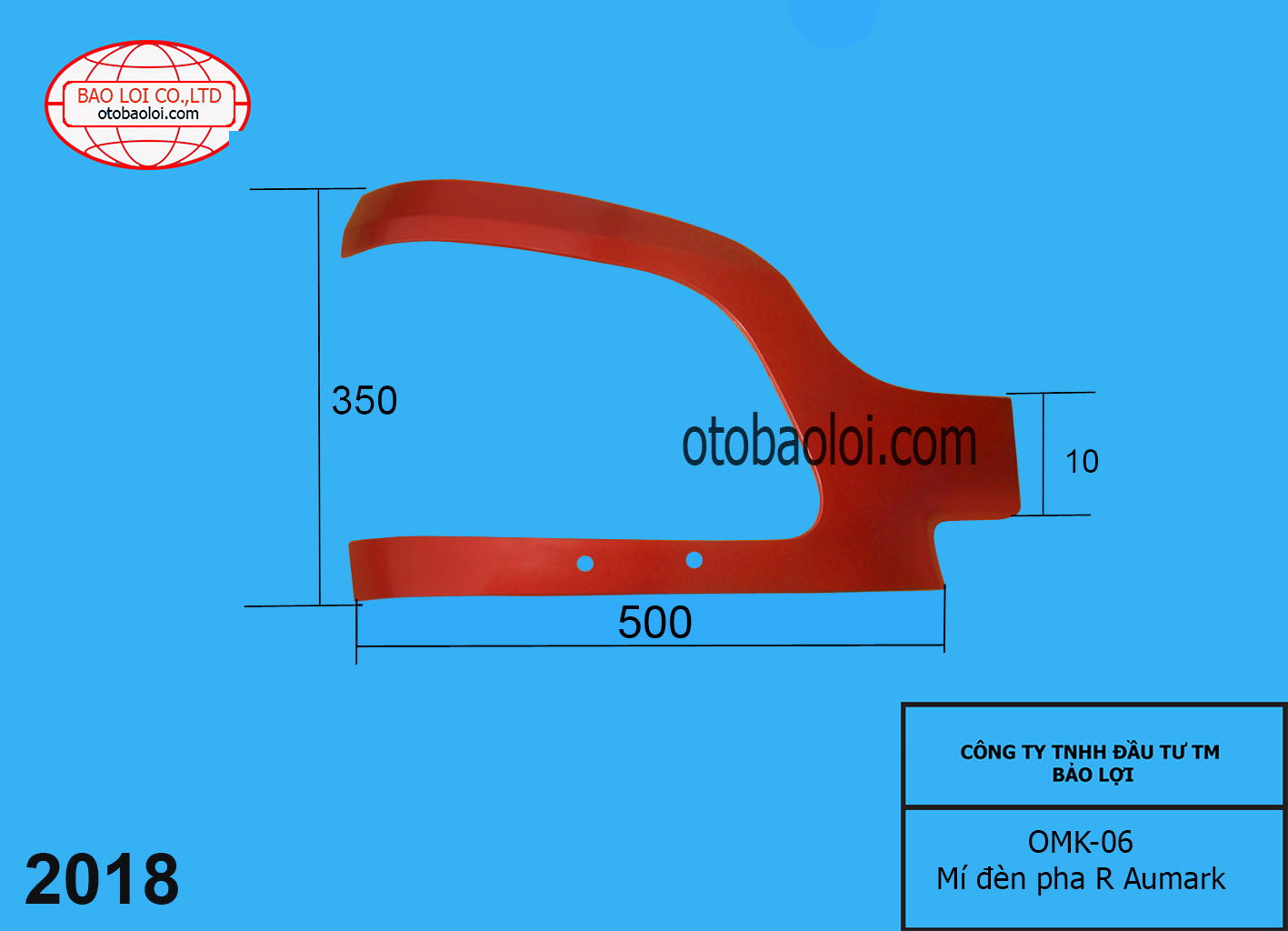 Mí đèn pha R Aumark