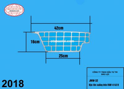 Bậc lên xuống trên FAW 4143 R