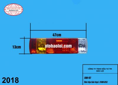Đèn hậu bản hẹp L FAW4252