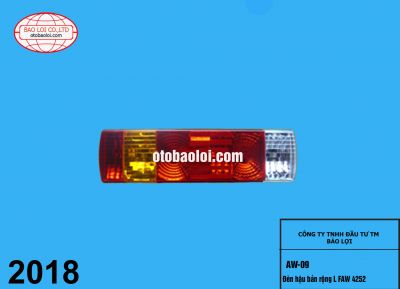 Đèn hậu bản rộng L FAW 4252 