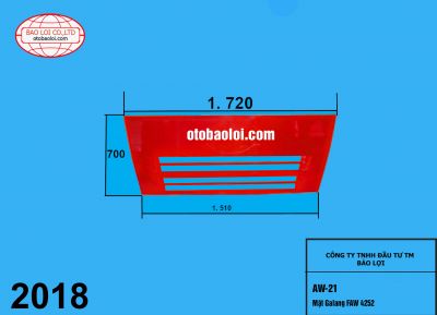 Mặt Galang FAW 4252