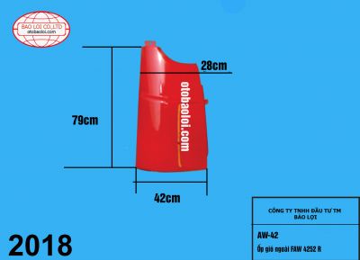 Ốp gió ngoài FAW 4252 R