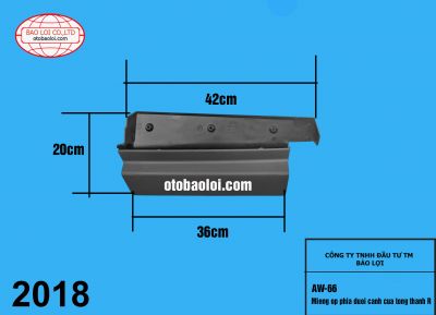Mieng op phia duoi canh cua tong thanh R
