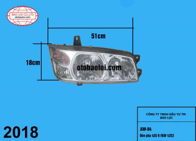 Đèn pha 435 R FAW 4252