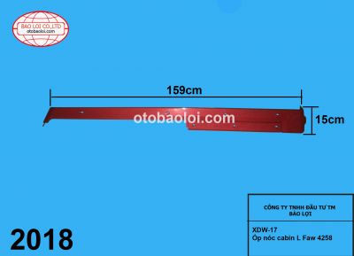 Ốp nóc cabin L Faw 4258