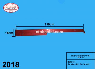 Ốp nóc cabin R Faw 4258