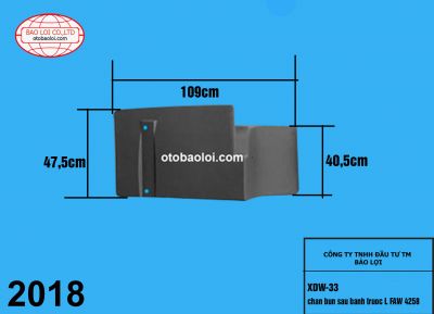 chan bun sau banh truoc L FAW 4258