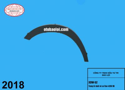 Trang tri dưới vè xe Faw 4258 R