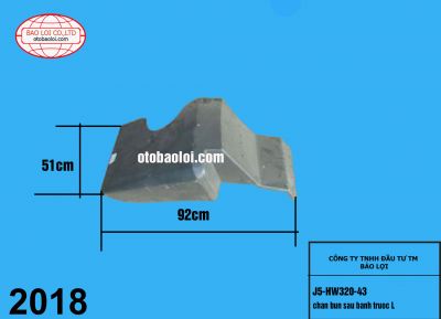 chan bun sau banh truoc L