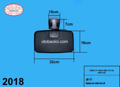 Gương soi cánh cửa J6