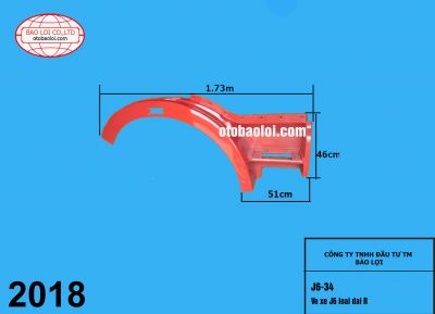 Ve xe J6P500 có gờ R