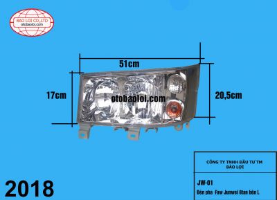 Đèn pha  Faw Junwei 8tan bên L 