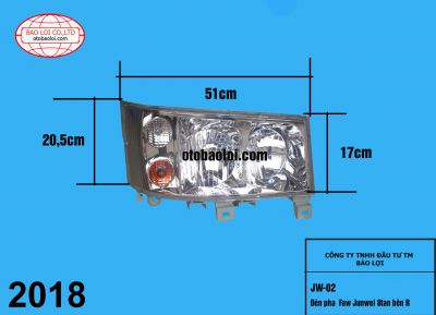Đèn pha  Faw Junwei 8tan bên R