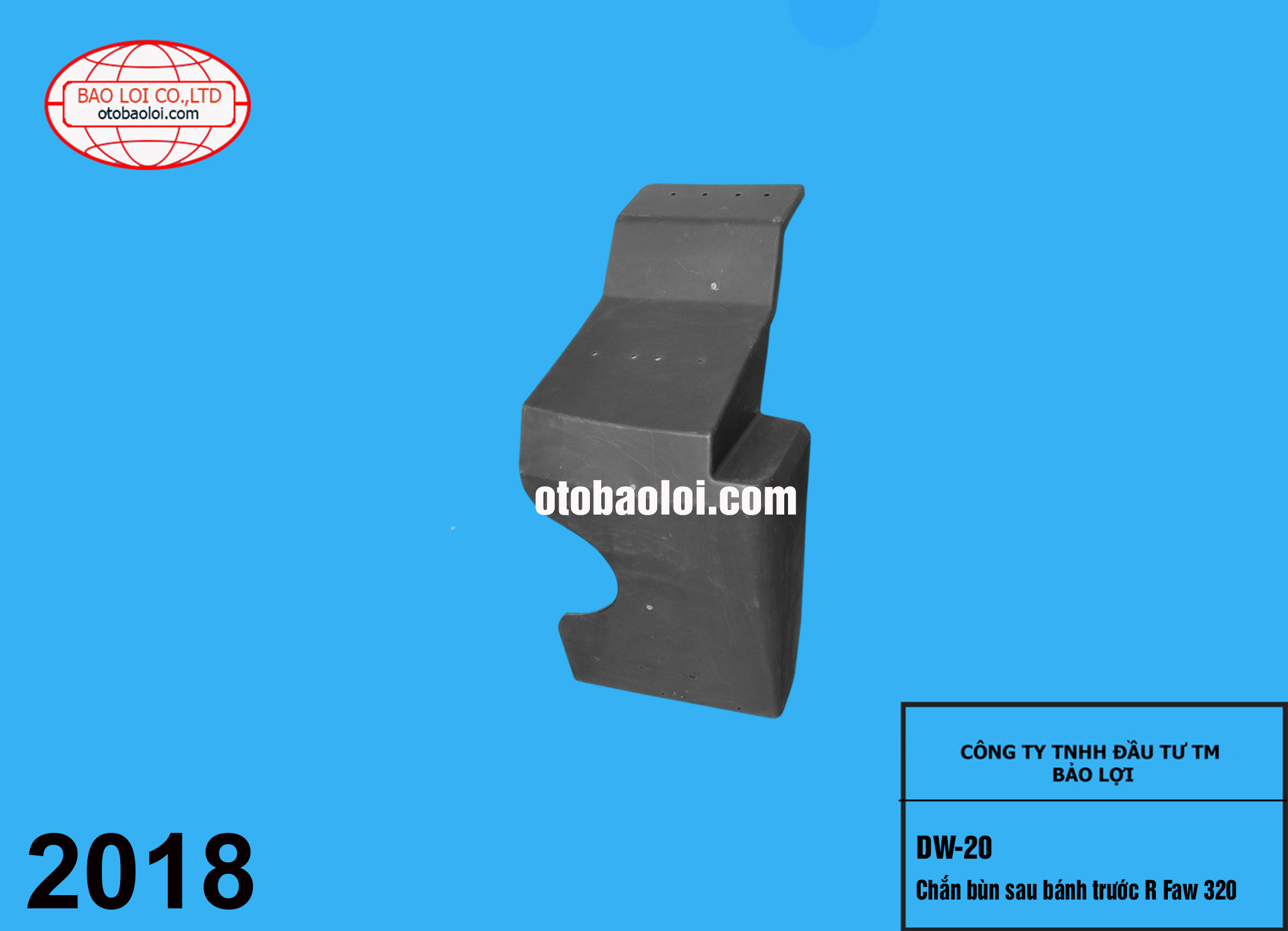 Chắn bùn sau bánh trước R Faw 320