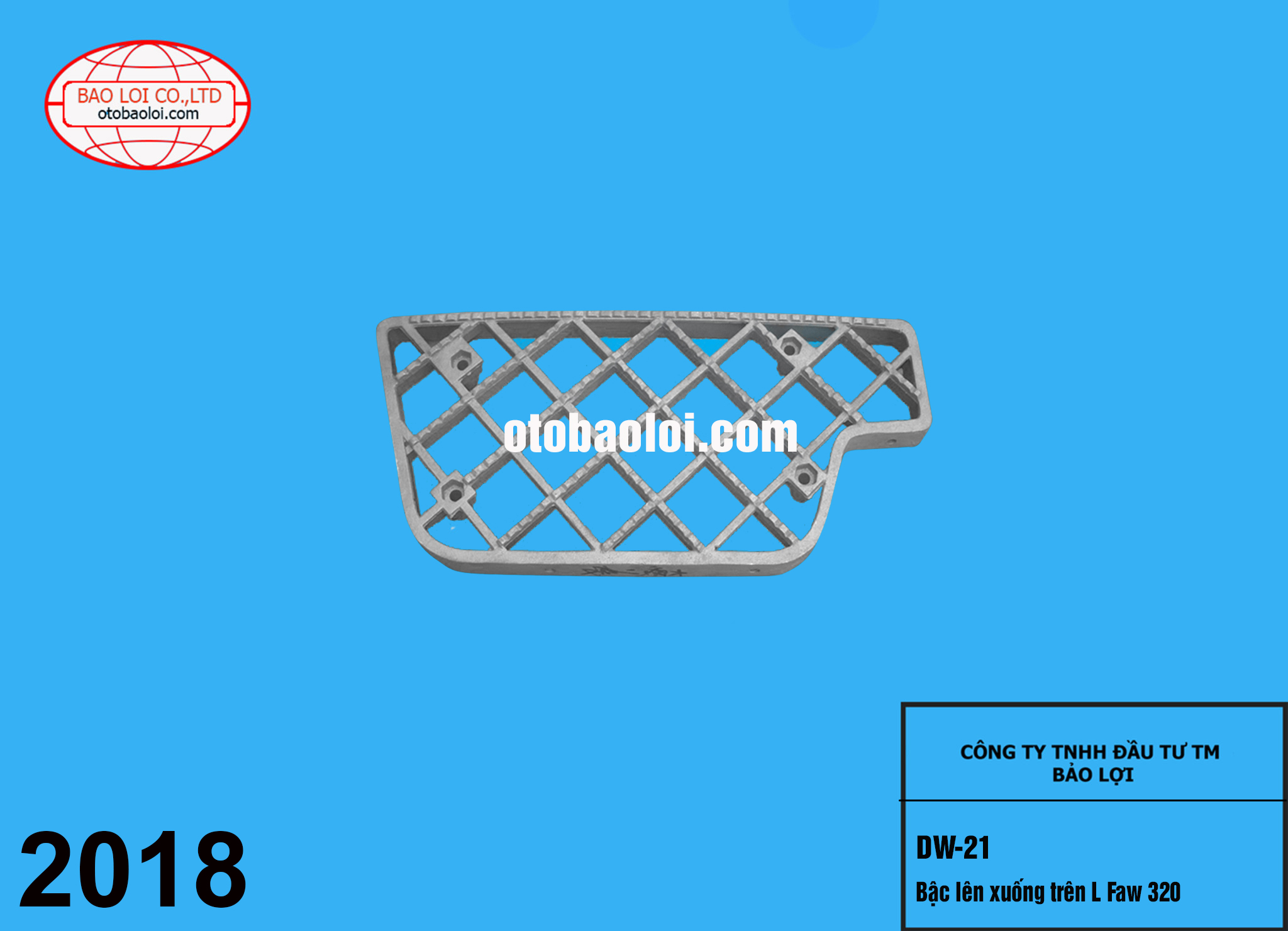 Bậc lên xuống trên L Faw 320