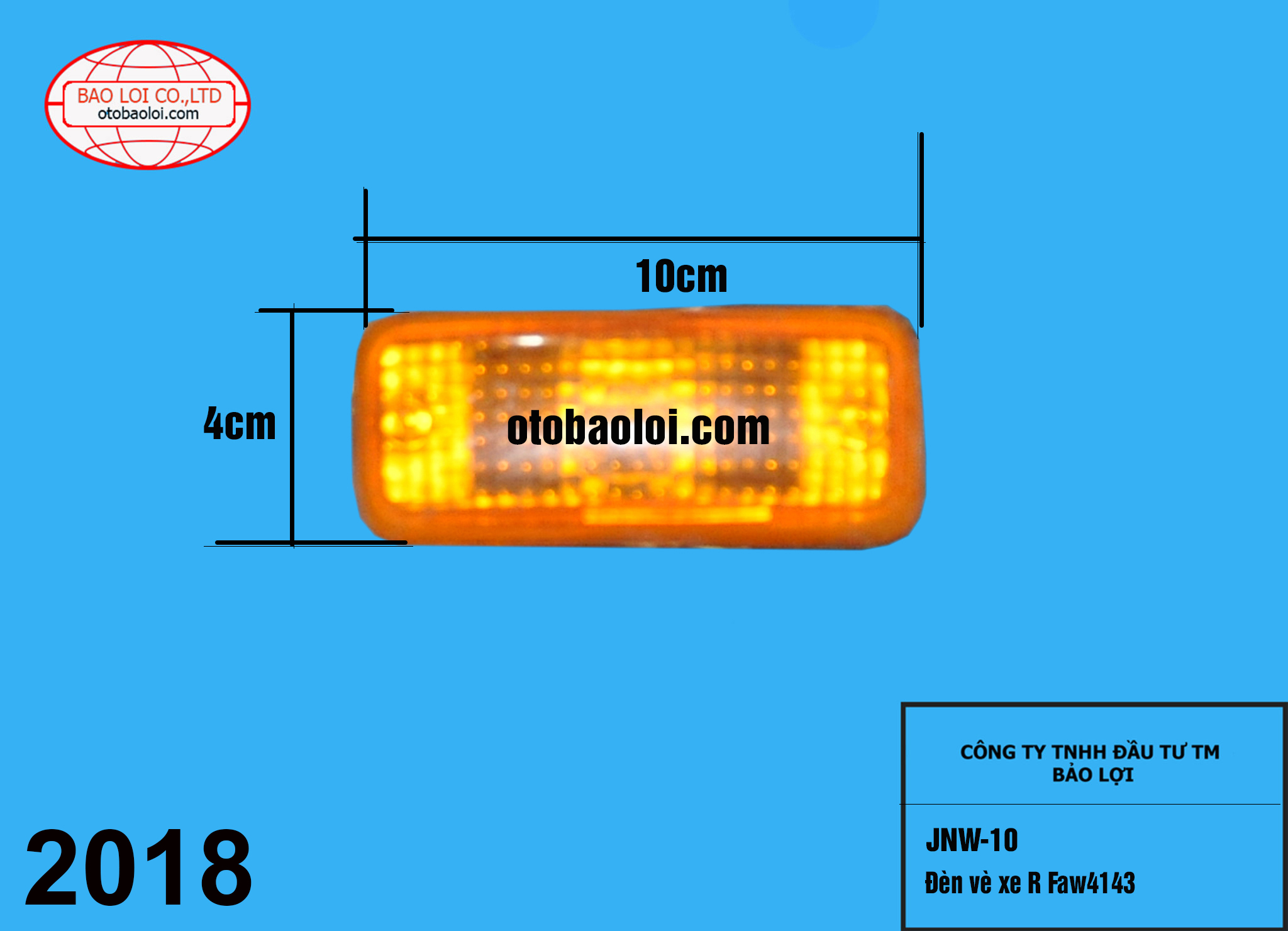 Đèn vè xe R Faw4143