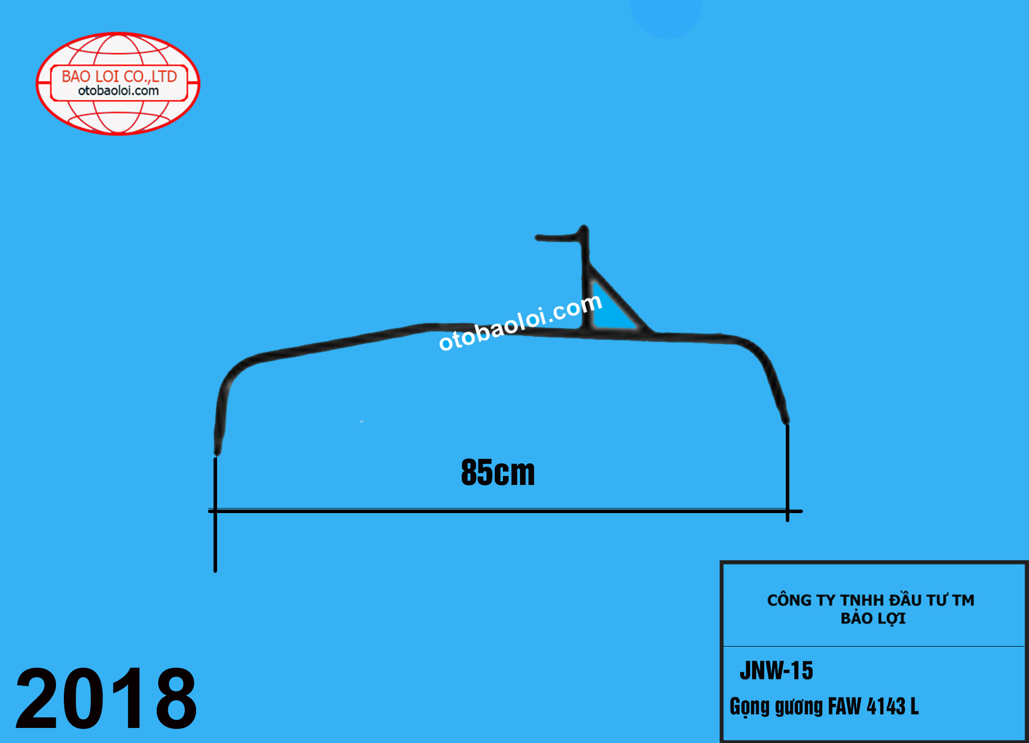 Gọng gương FAW 4143 L