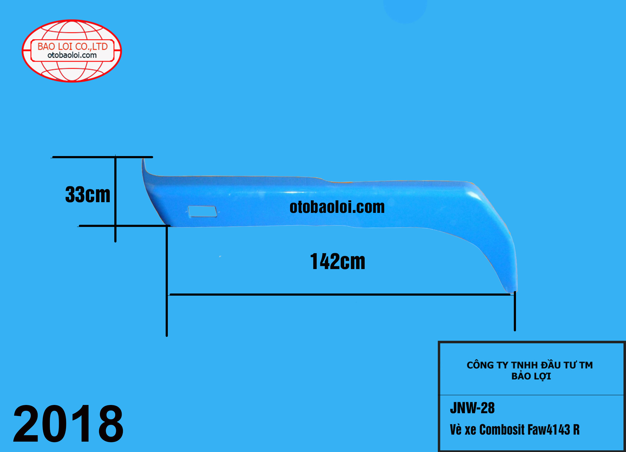 Vè xe composite Faw4143 R