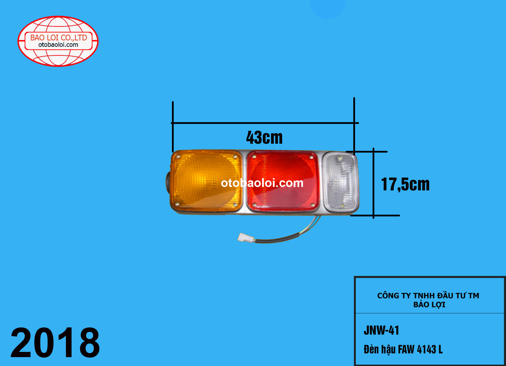 Đèn hậu FAW 4143 L