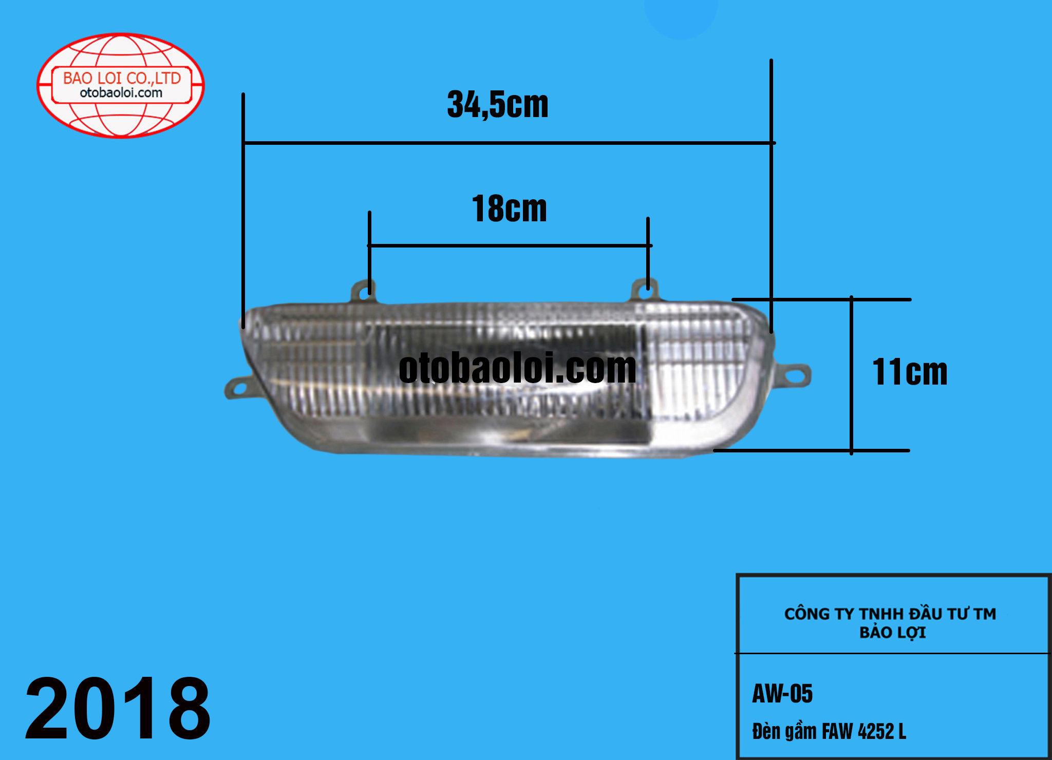 Đèn gầm FAW 4252 L