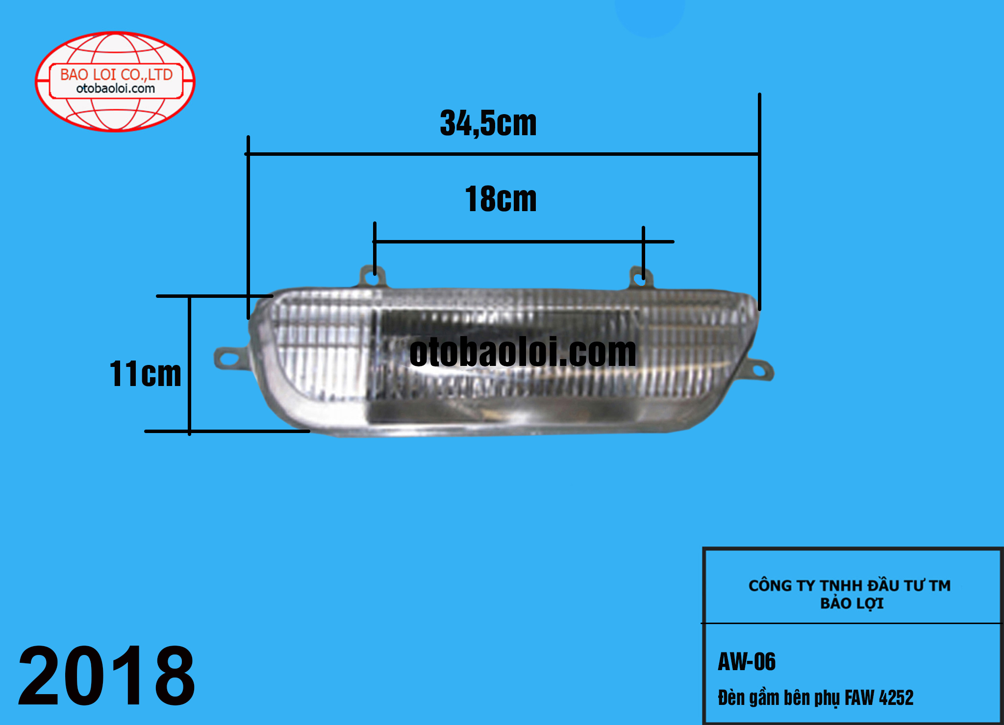 Đèn gầm bên phụ FAW 4252