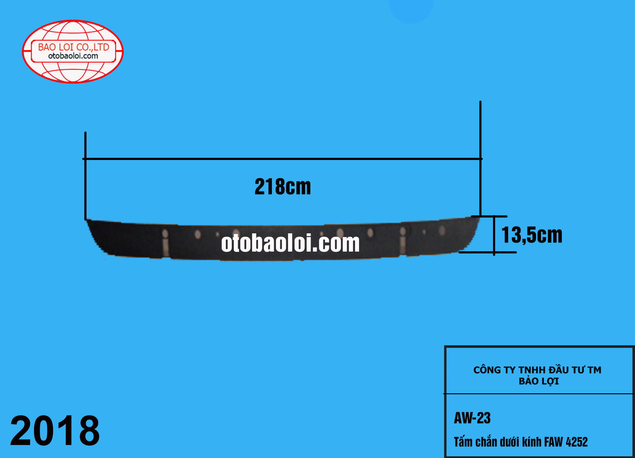 Tấm chắn dưới kính FAW 4252