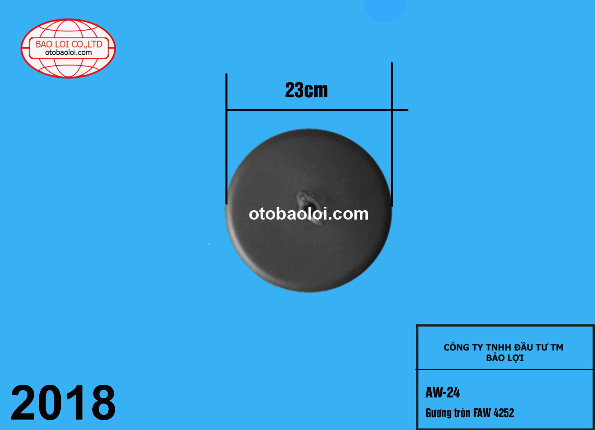 Gương tròn FAW 4252