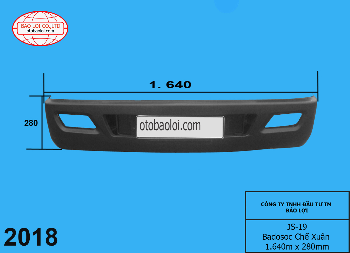 Badosoc Chế Xuân 1.640m x 280mm