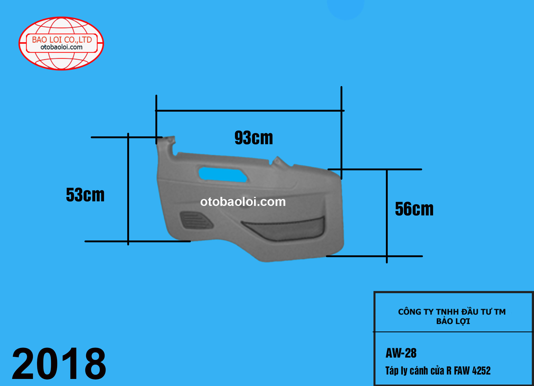 Táp ly cánh cửa R FAW 4252