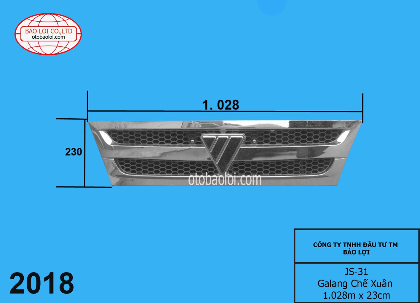 Galang Chế Xuân 1.028m x 230cm