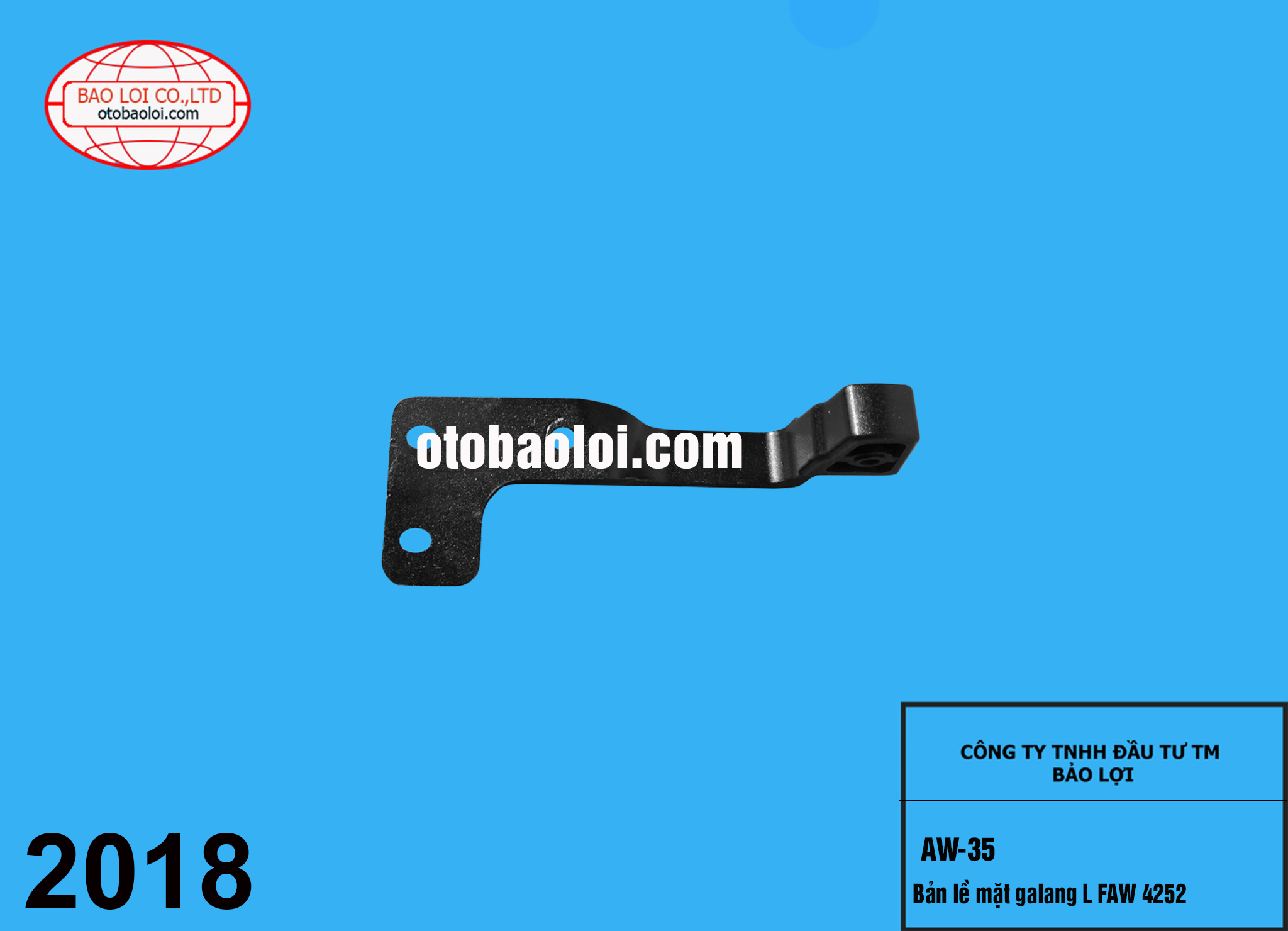 Bản lề mặt galang L FAW 4252 