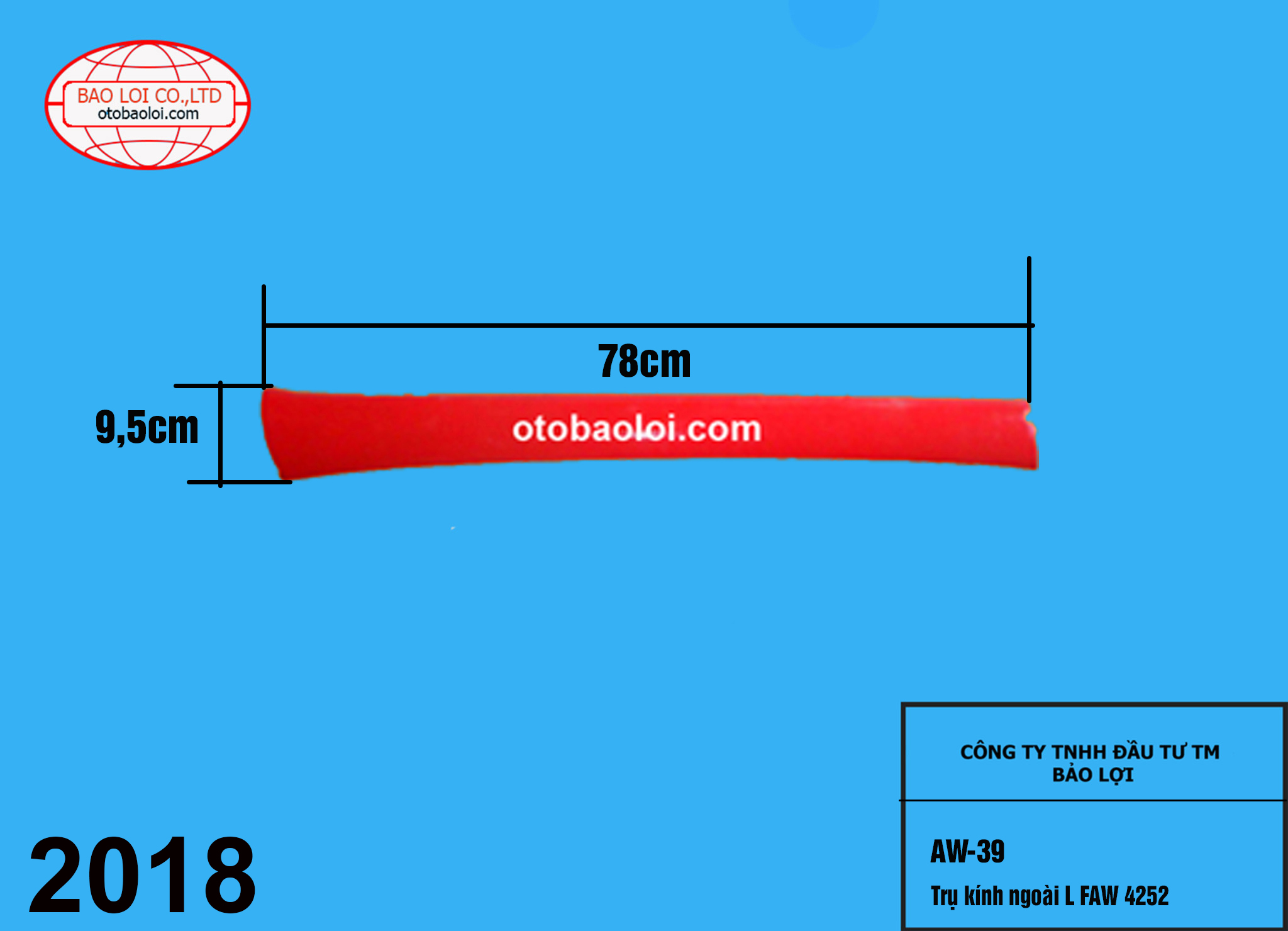 Trụ kính ngoài L FAW 4252 