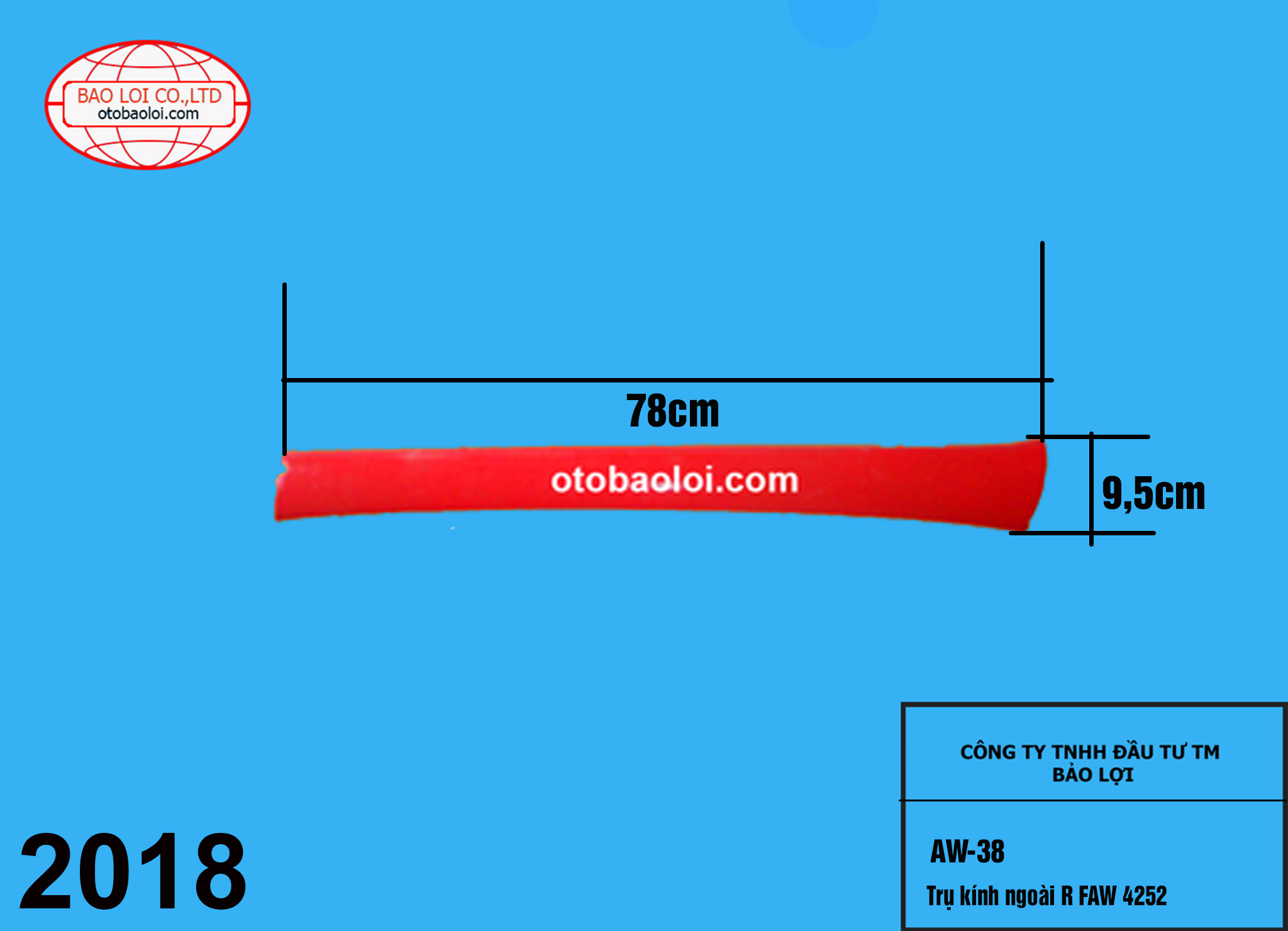 Trụ kính ngoài R FAW 4252 