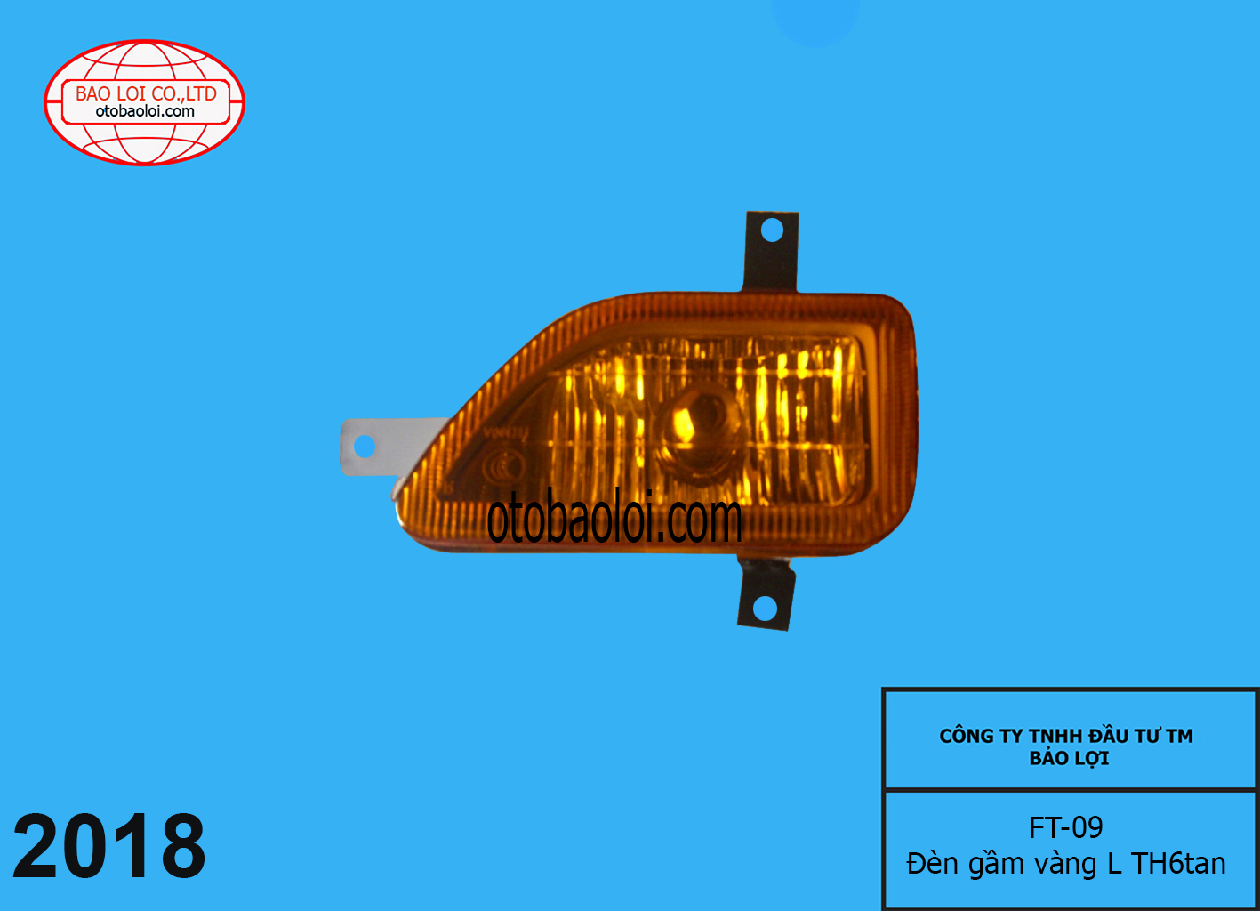 Đèn gầm vàng  L TH6tan