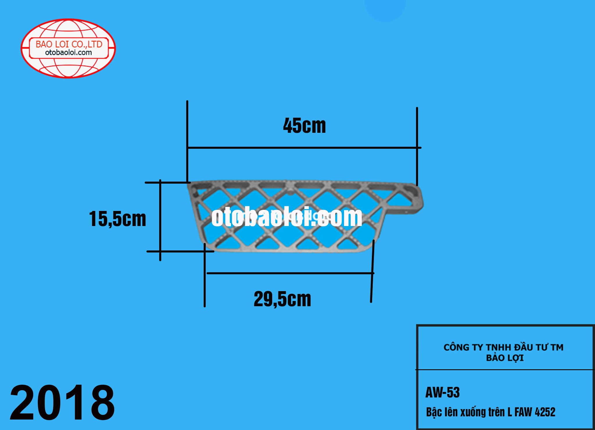 Bậc lên xuống trên L FAW 4252 