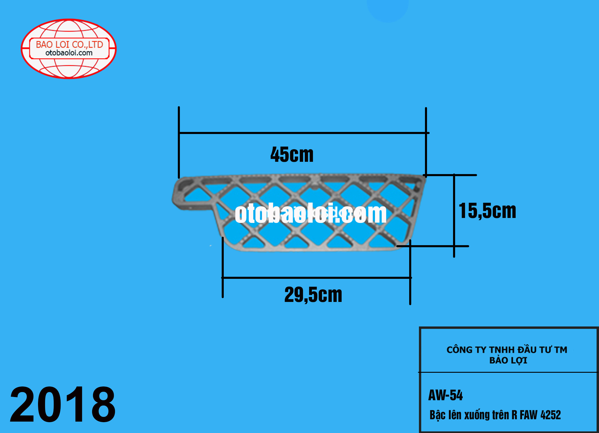 Bậc lên xuống trên R FAW 4252